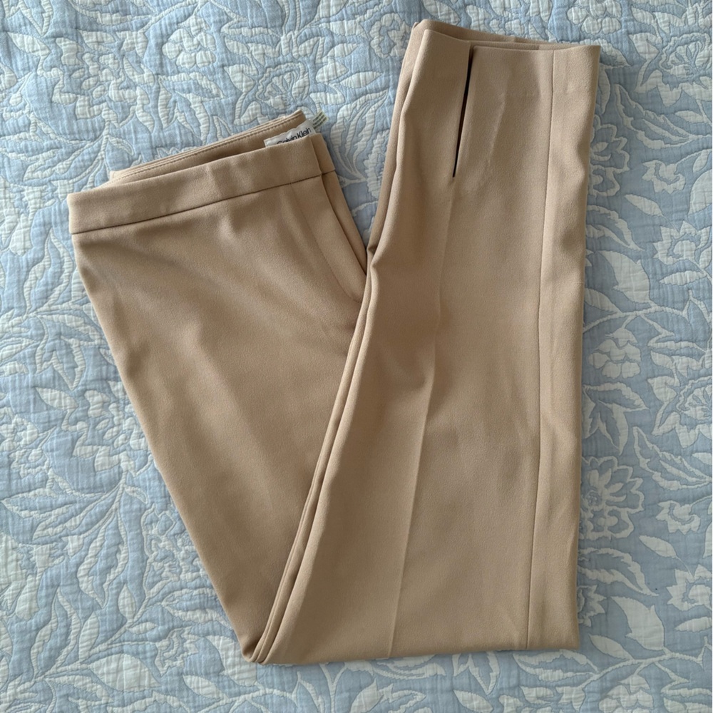 Calvin Klein Women's Tan Dress Pants